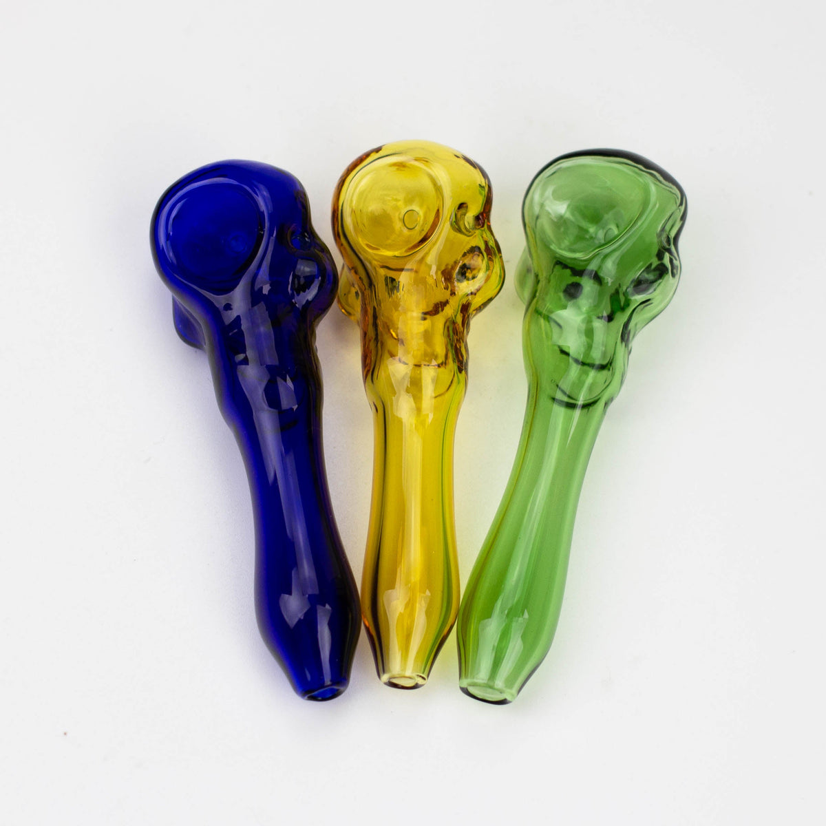 Glass Skull Pipes