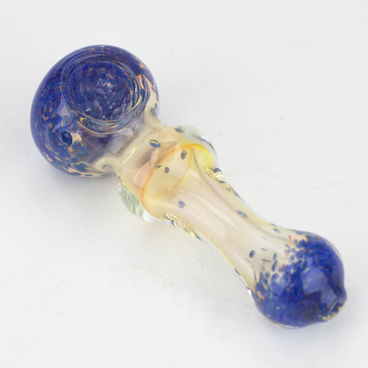 Blue and White Hand pipe for Cannabis