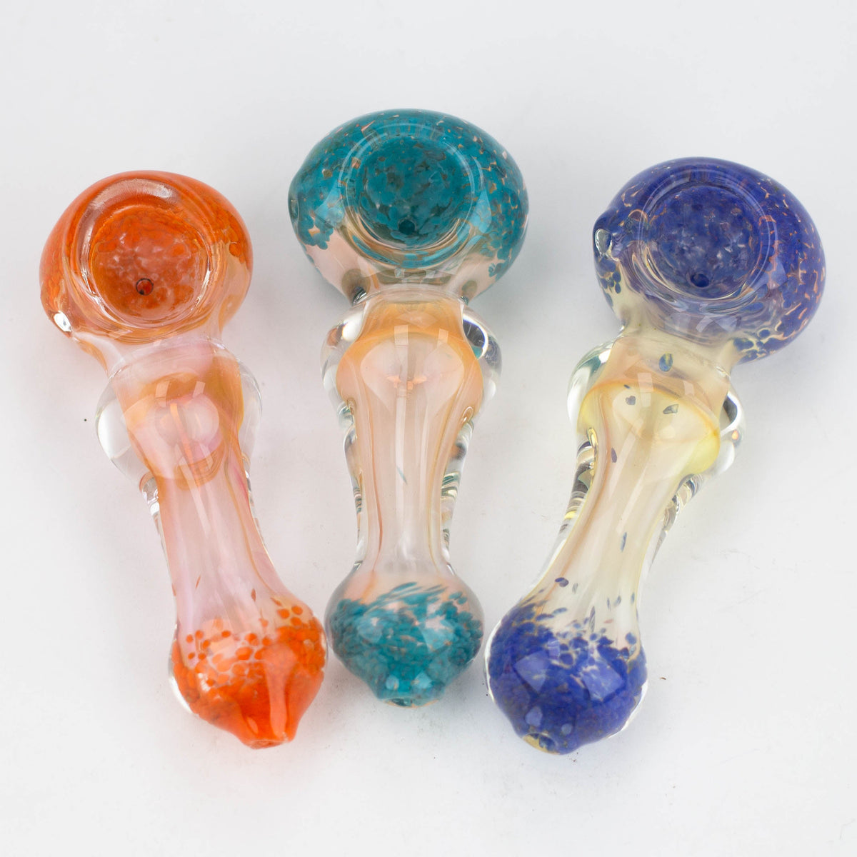 4.5" Gold Fumed Mini Hand Pipe Pack of 2