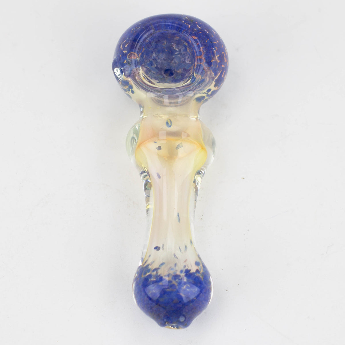 4.5" Blue And White Mini Hand Pipe