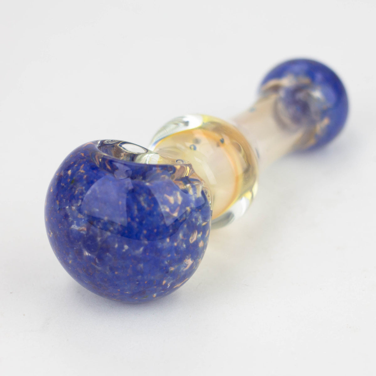 Gold Fumed Small Hand Pipe in a Pack of 2