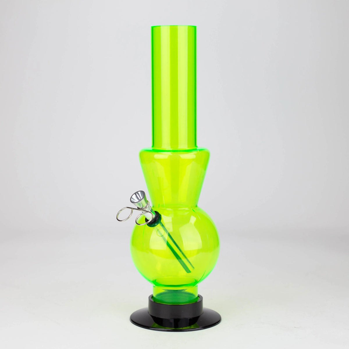 12" Green Acrylic Water Bong 