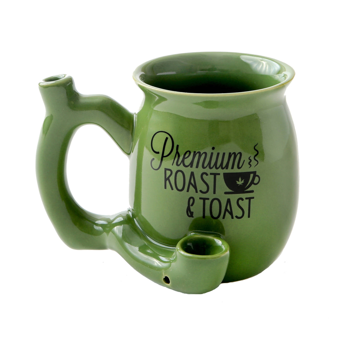 Roast & Toast Green Pipe Mug 