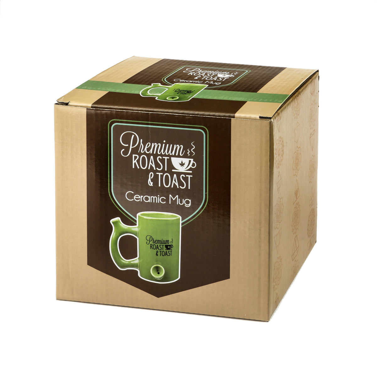 Green Roast & Toast Pipe Mug Gift Box