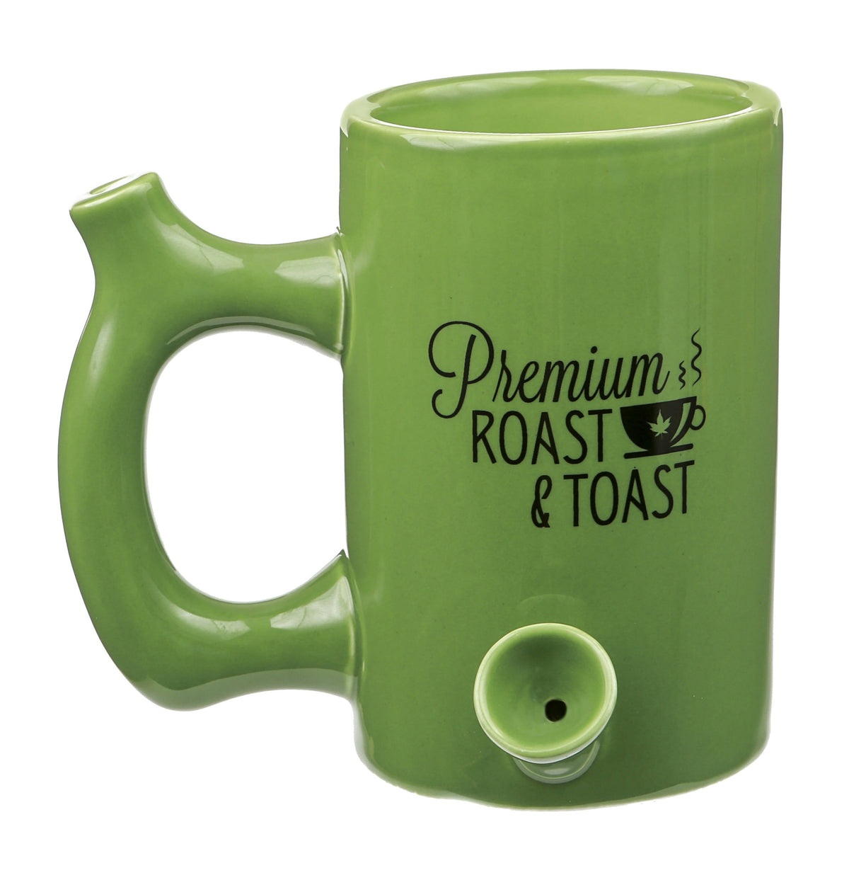 Green Roast & Toast Pipe Mug