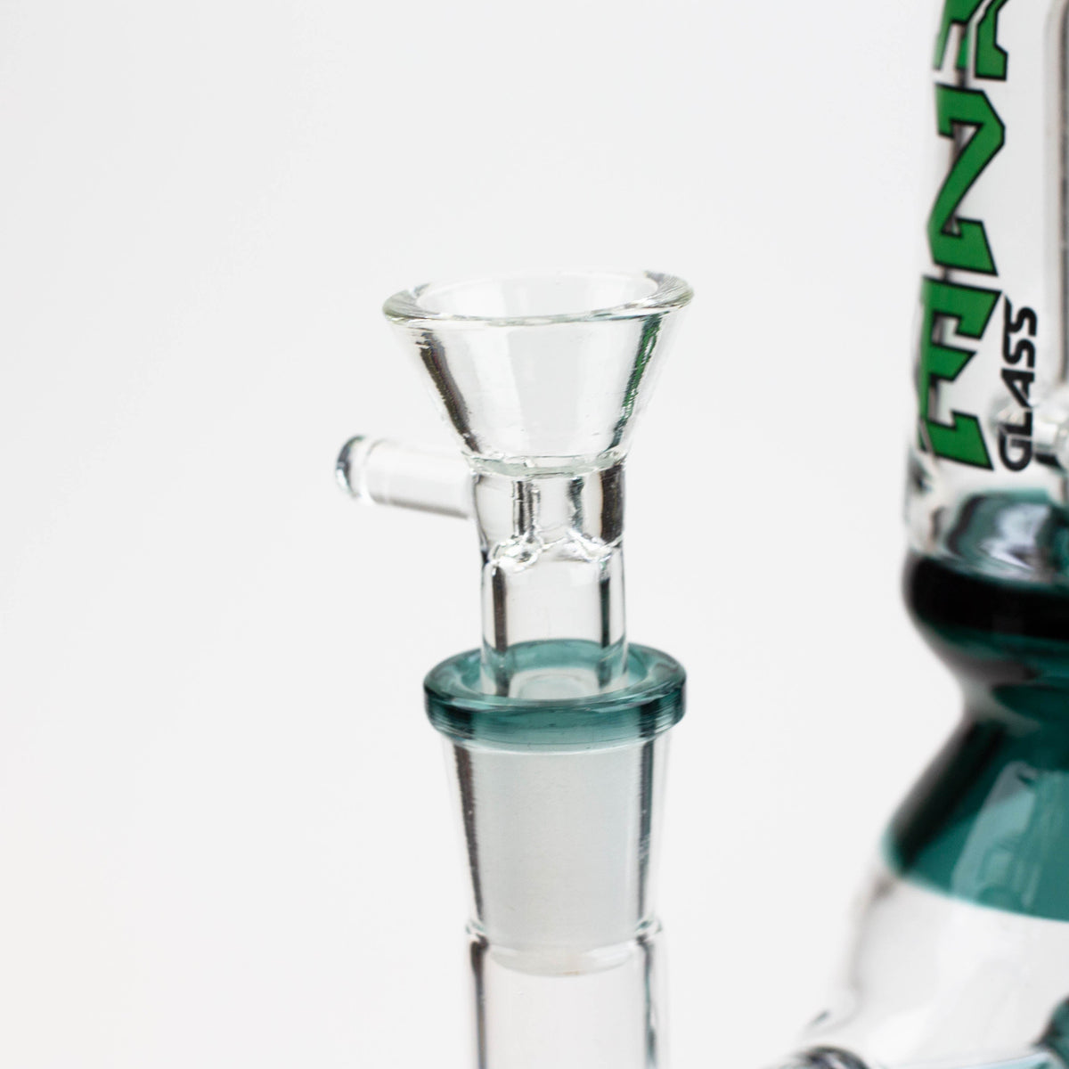 Glass Bowl Piece for the 8.5 Inch Mini Showerhead Perc Bong from HAZE Glass