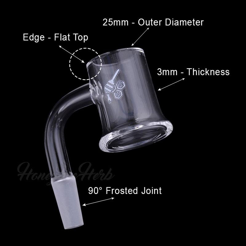 Honey Mug Quartz Banger for dabbing from Honeybee Herb