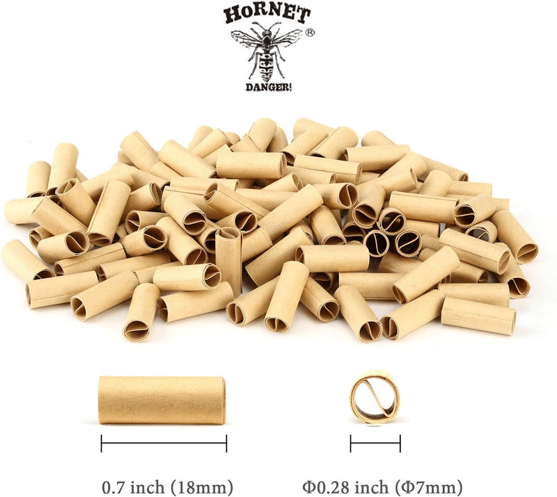 HORNET Unbleached Pre-Rolled Tips for rolling paper