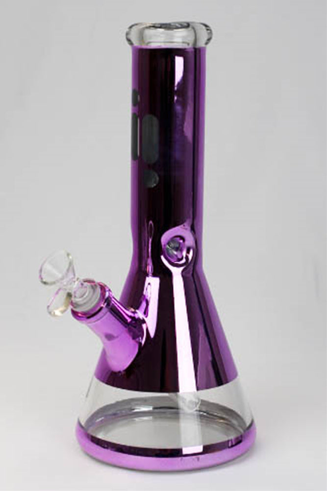 12 Inch Metallic Classic Beaker Bong from Infyniti Glass