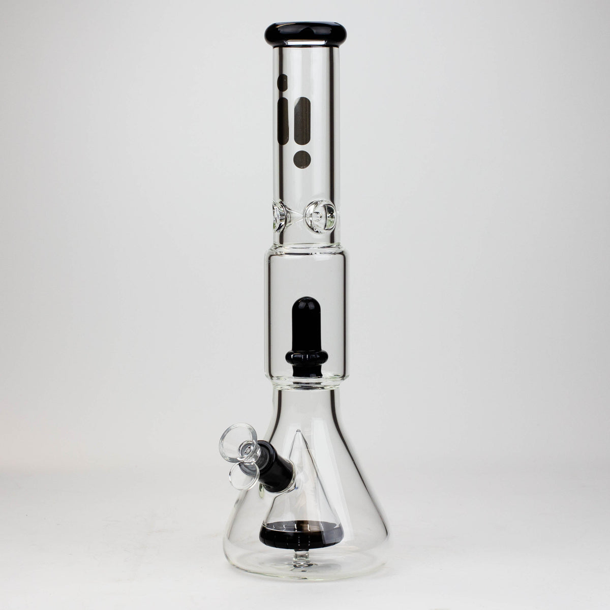 16 Inch Showerhead Perc Bong With Cone Diffuser from Infyniti in Black