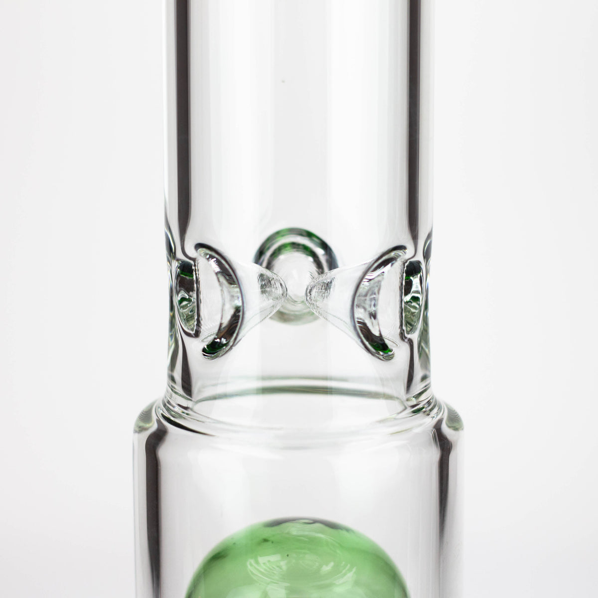 Ice Notches in the Infyniti 14 Inch 8-Arms Tree Perc Bong