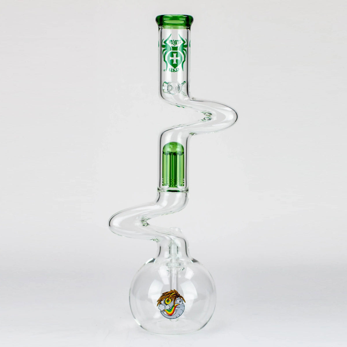 20 Inch Kink Zong Beaker Bong with tree arm perc from XTREME