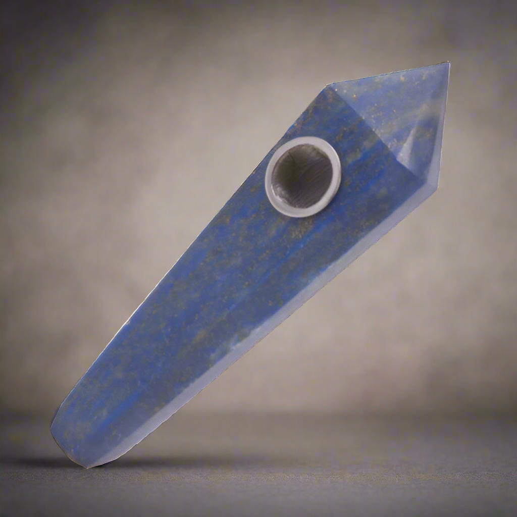 Lapis Lazuli Quartz Pipe