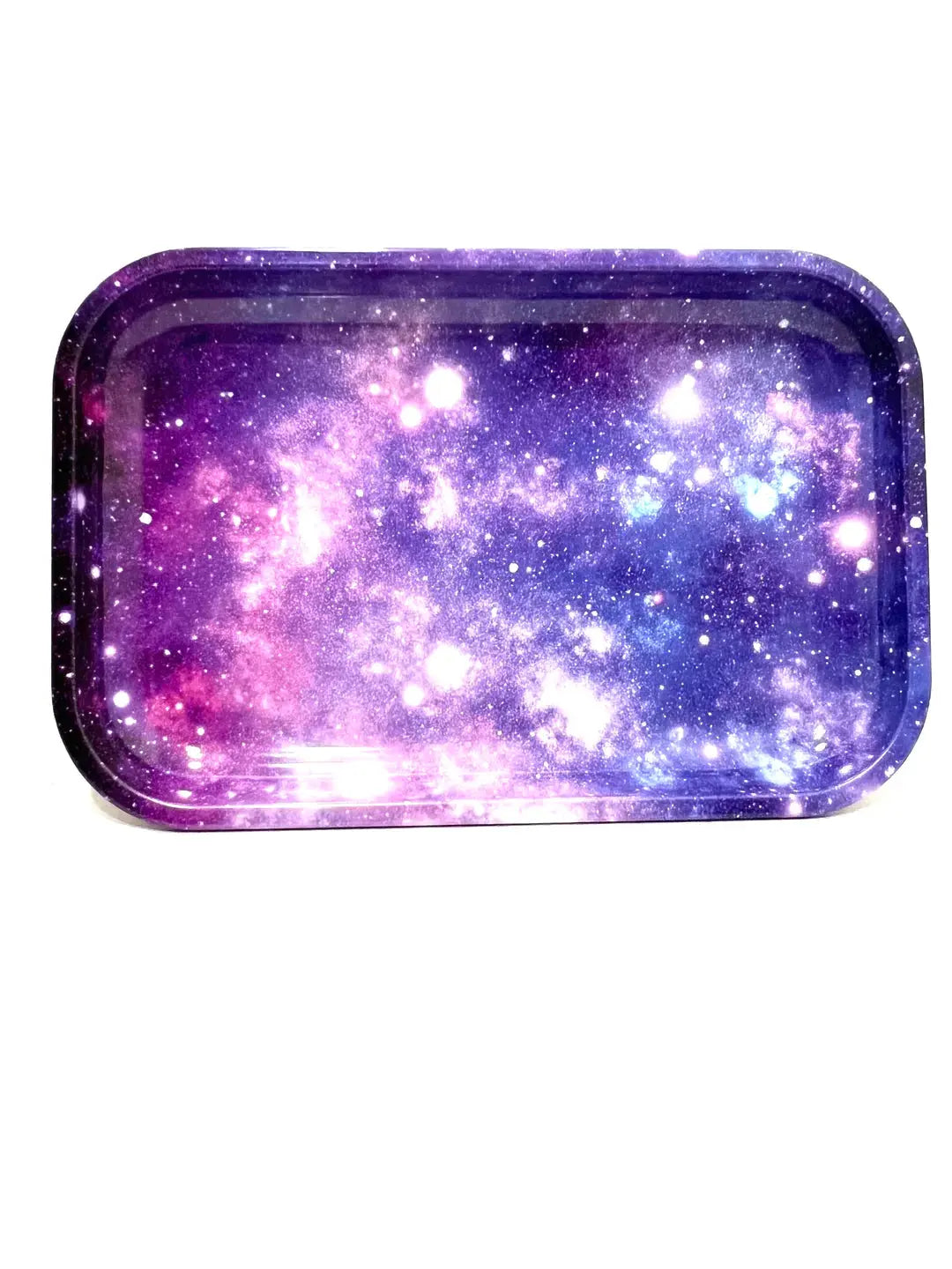 Large Metal Rolling Tray with Galaxy Design