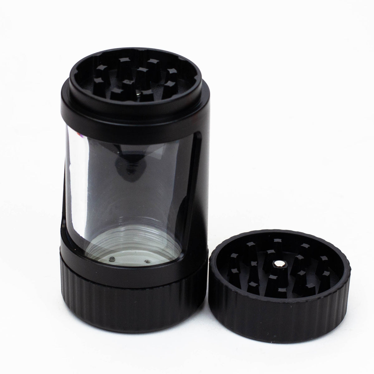 LED Stash Jar With Grinder And One Hitter