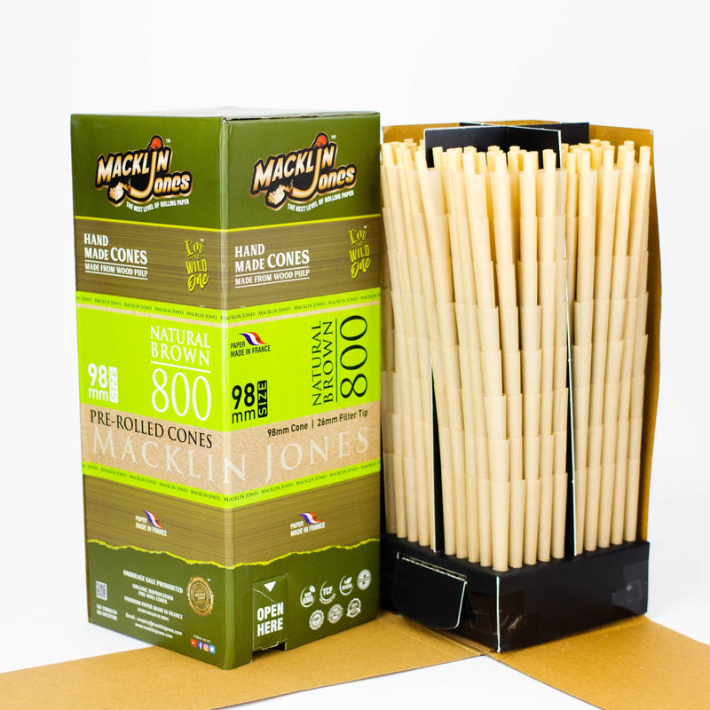 Macklin Jones - Natural Pre-Rolled Cones Rolling Paper