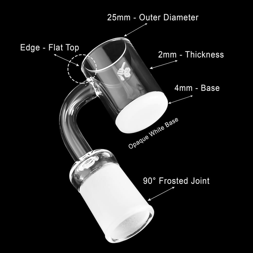 Honeybee Herb - Honey & Milk Quartz Banger Specifications