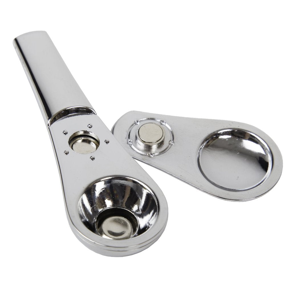 Magnet Master Cannabis Pipe - Silver - Canada