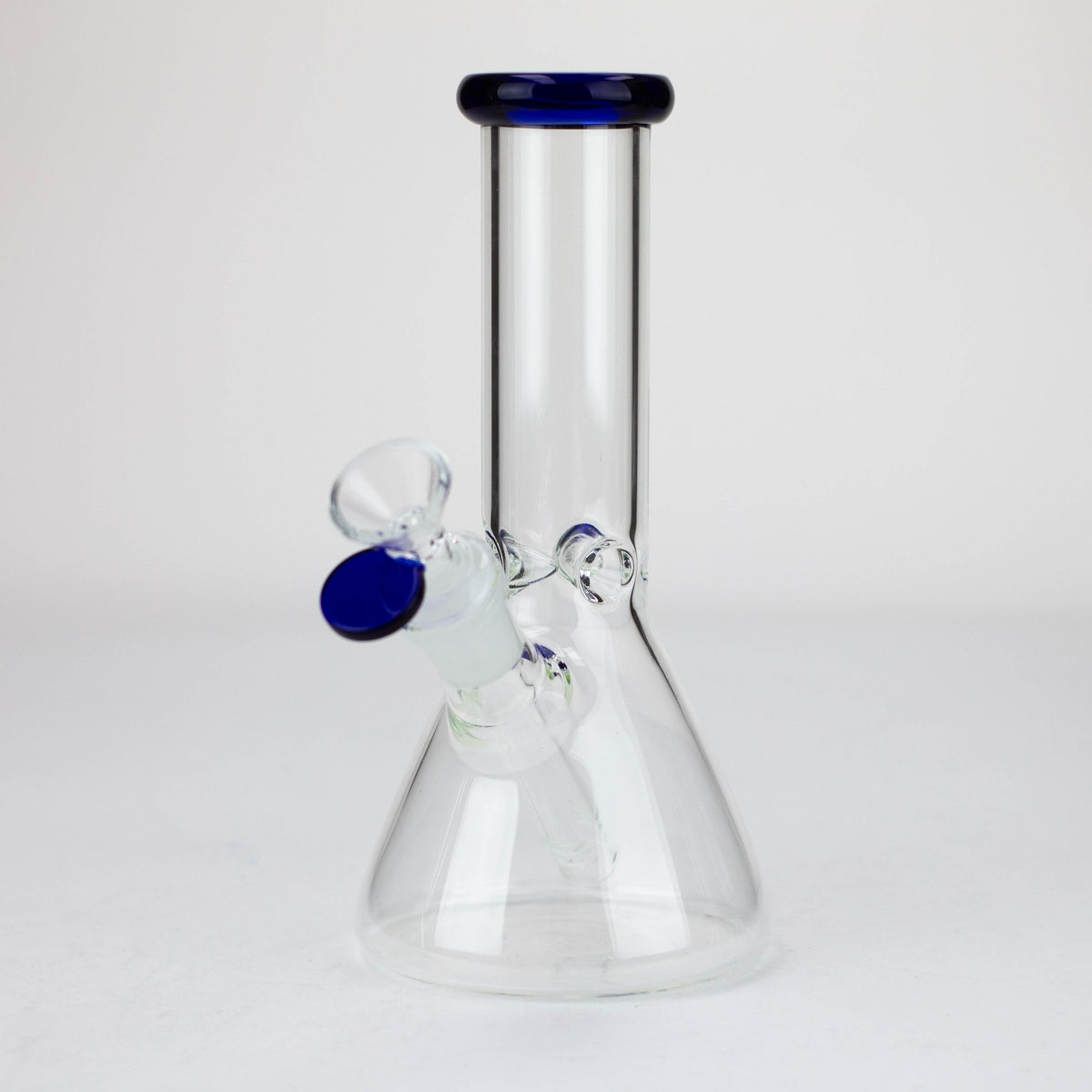 8 Inch Mini Glass Blue Water Bong 