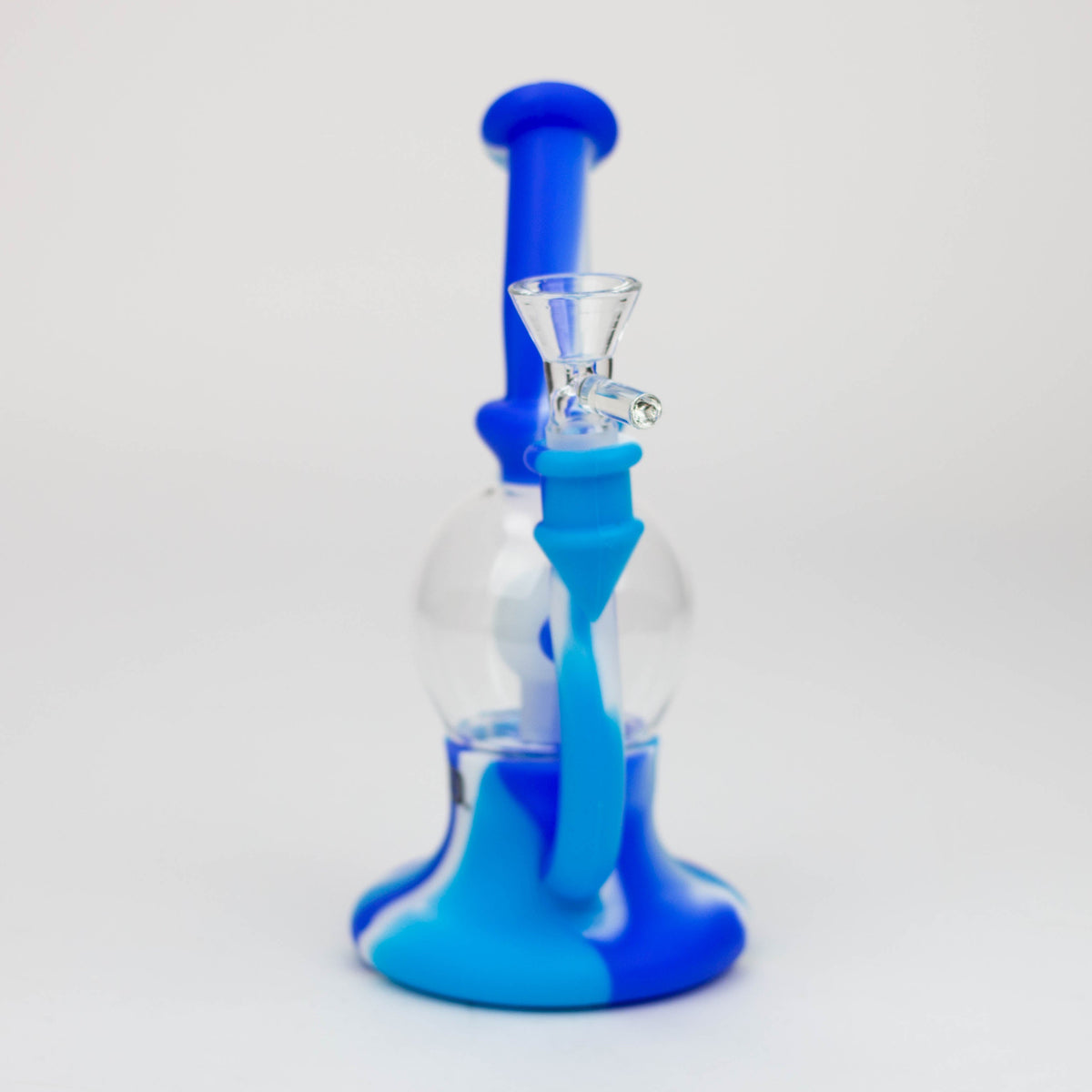 Front View of the 8 Inch Silicone Bulb Bong from WENEED