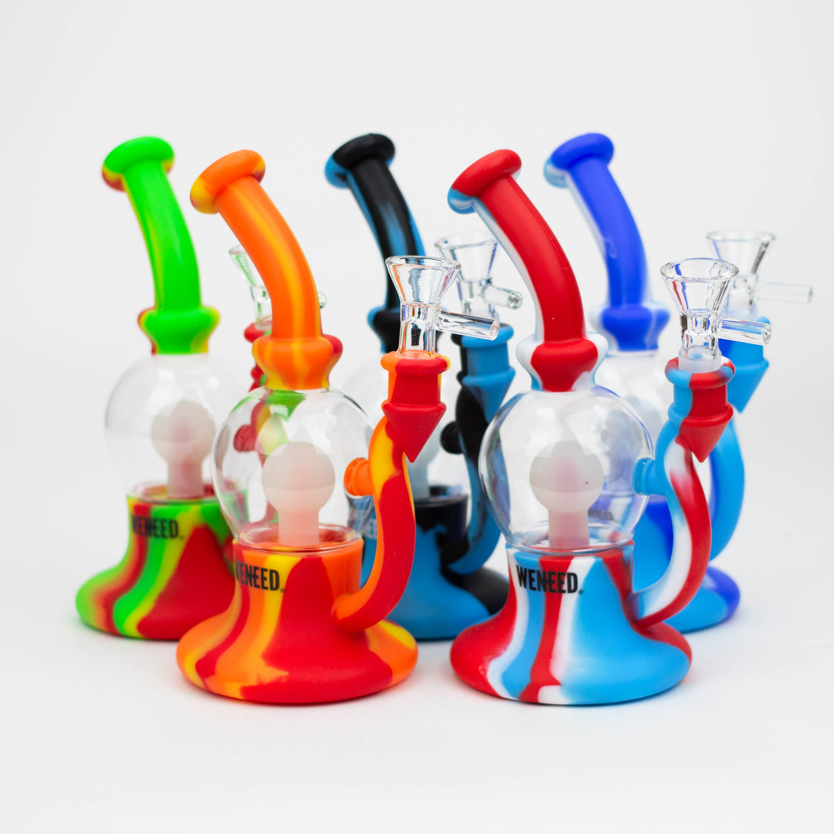 8 Inch Mini Silicone Bulb Bong from WENEED