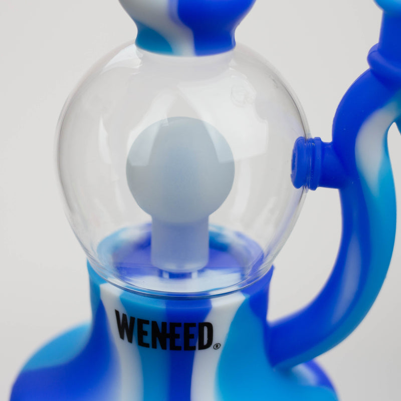 8 Inch Mini Silicone Bulb Percolator Bong from WENEED