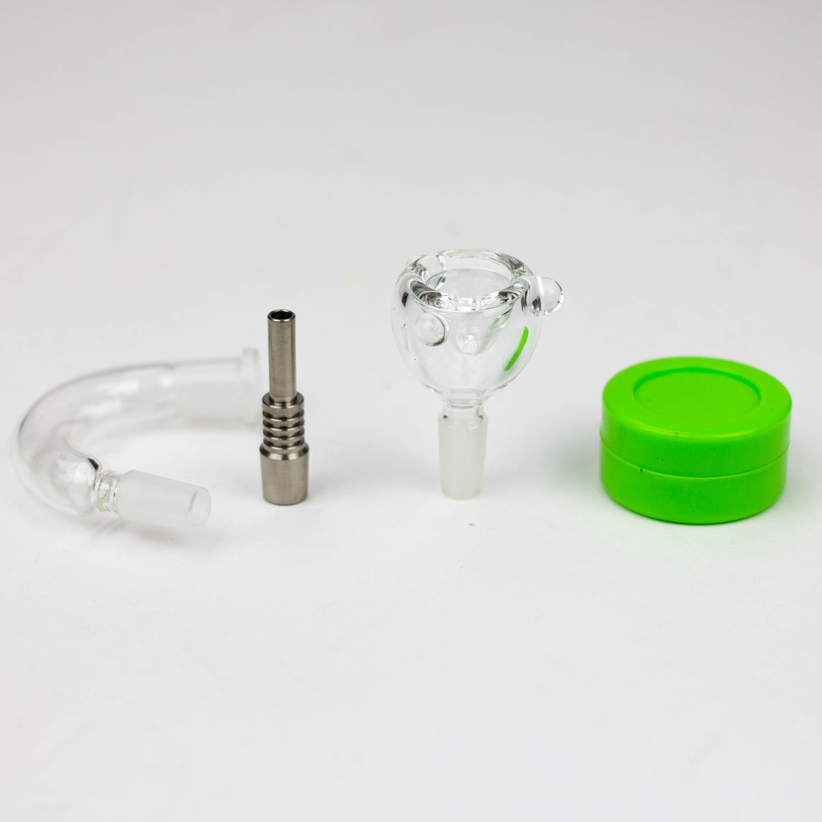 Nectar Collector Kit with titanium dab nail and glass bowl piece