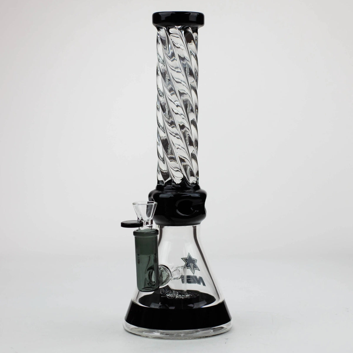 14 Inch Spiral 12-Arm Tree Perc Beaker Bong from Nice Glass