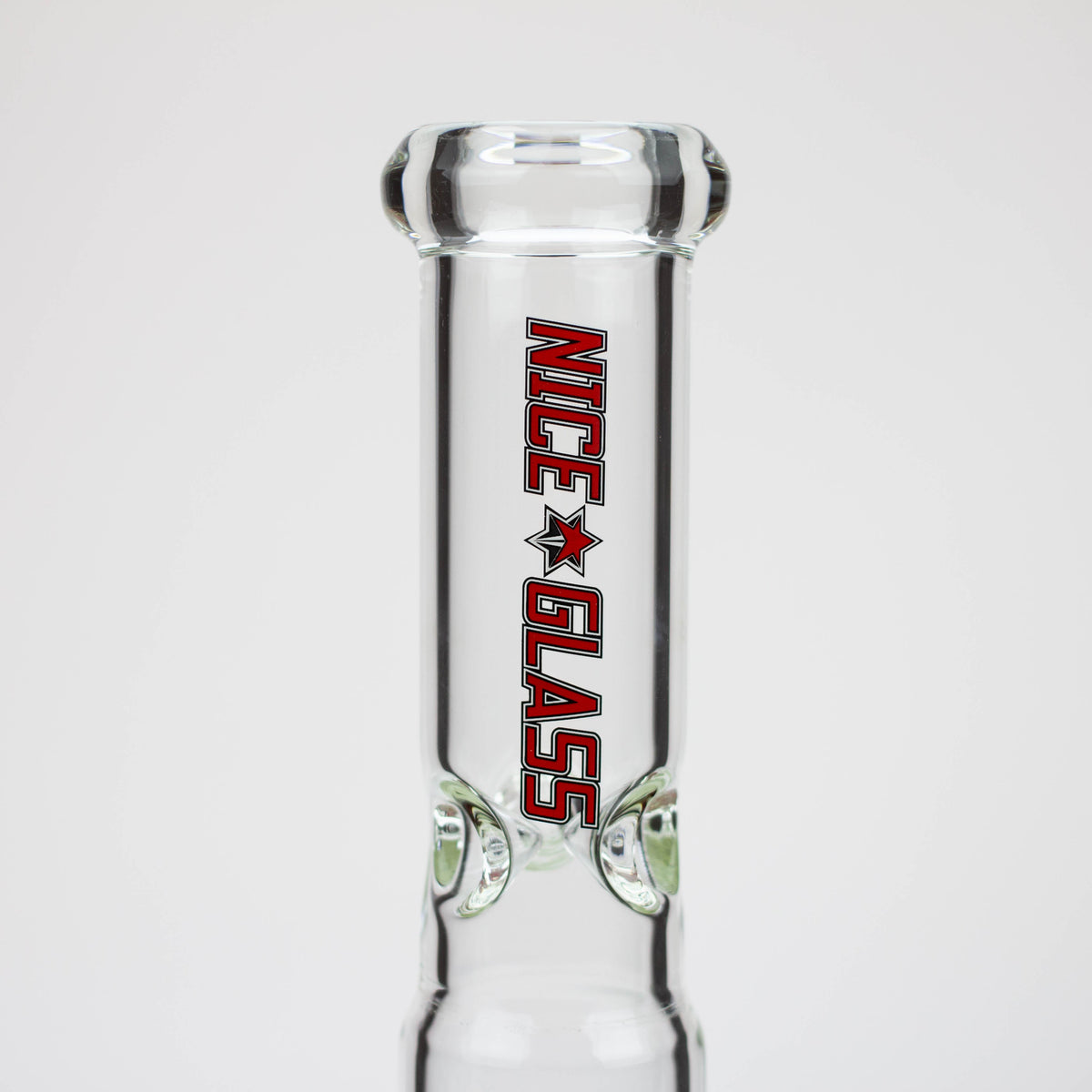 Glass Neck of the Nice Glass 8 Arm Tree Perc Beaker Bong