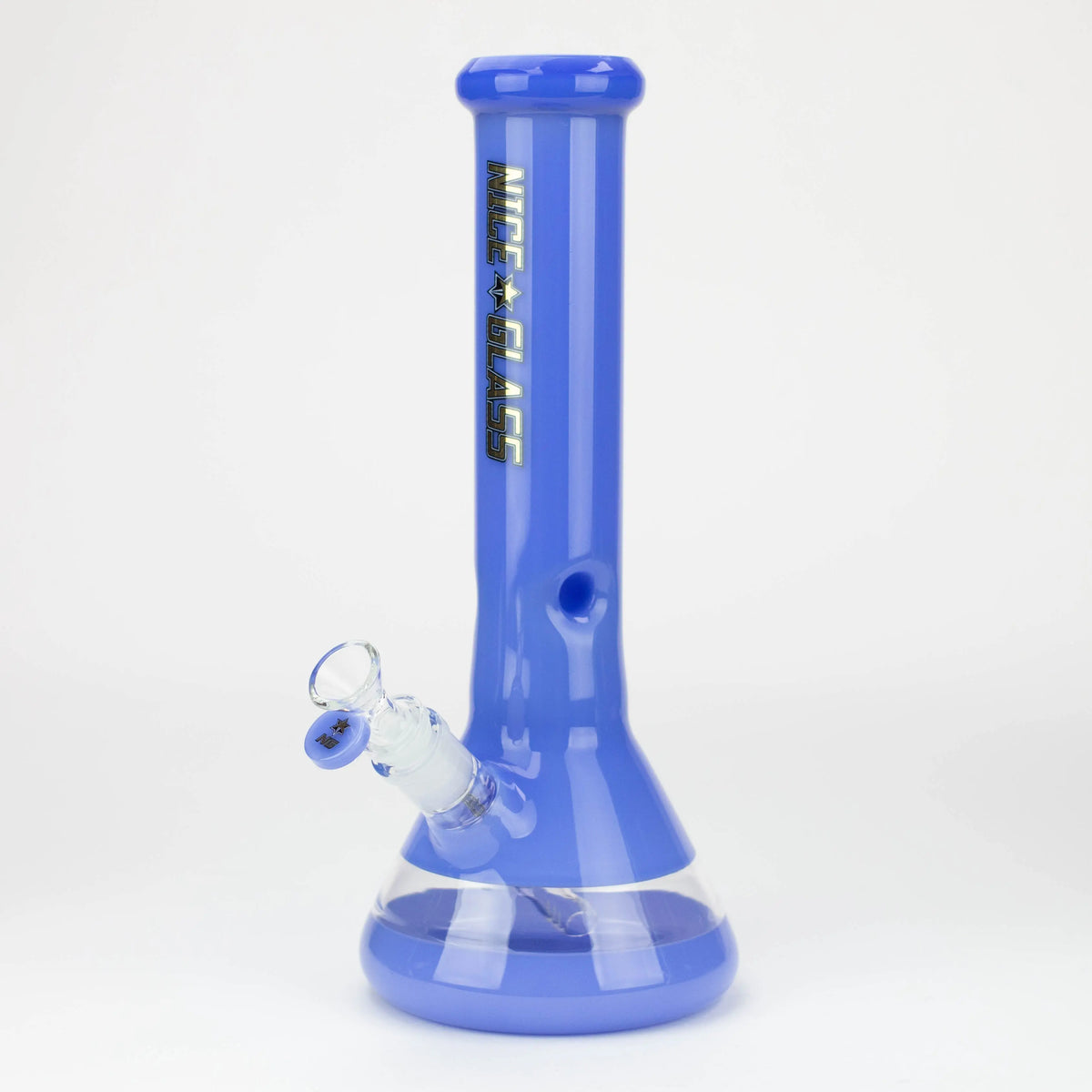 Nice Glass 12 Inch Classic Beaker Bong in light blue