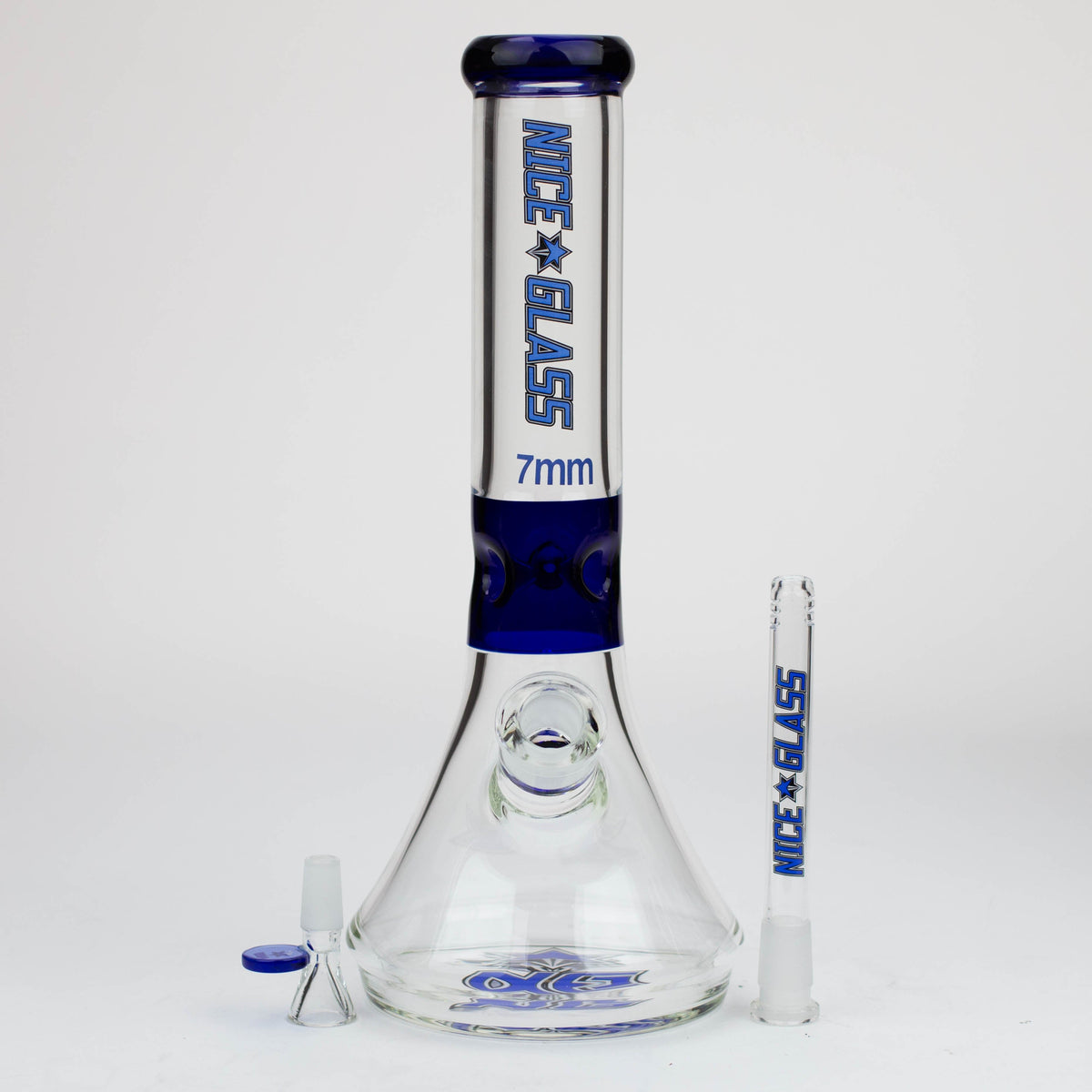 13 Inch Flat Base Beaker Bong from Nice Glass