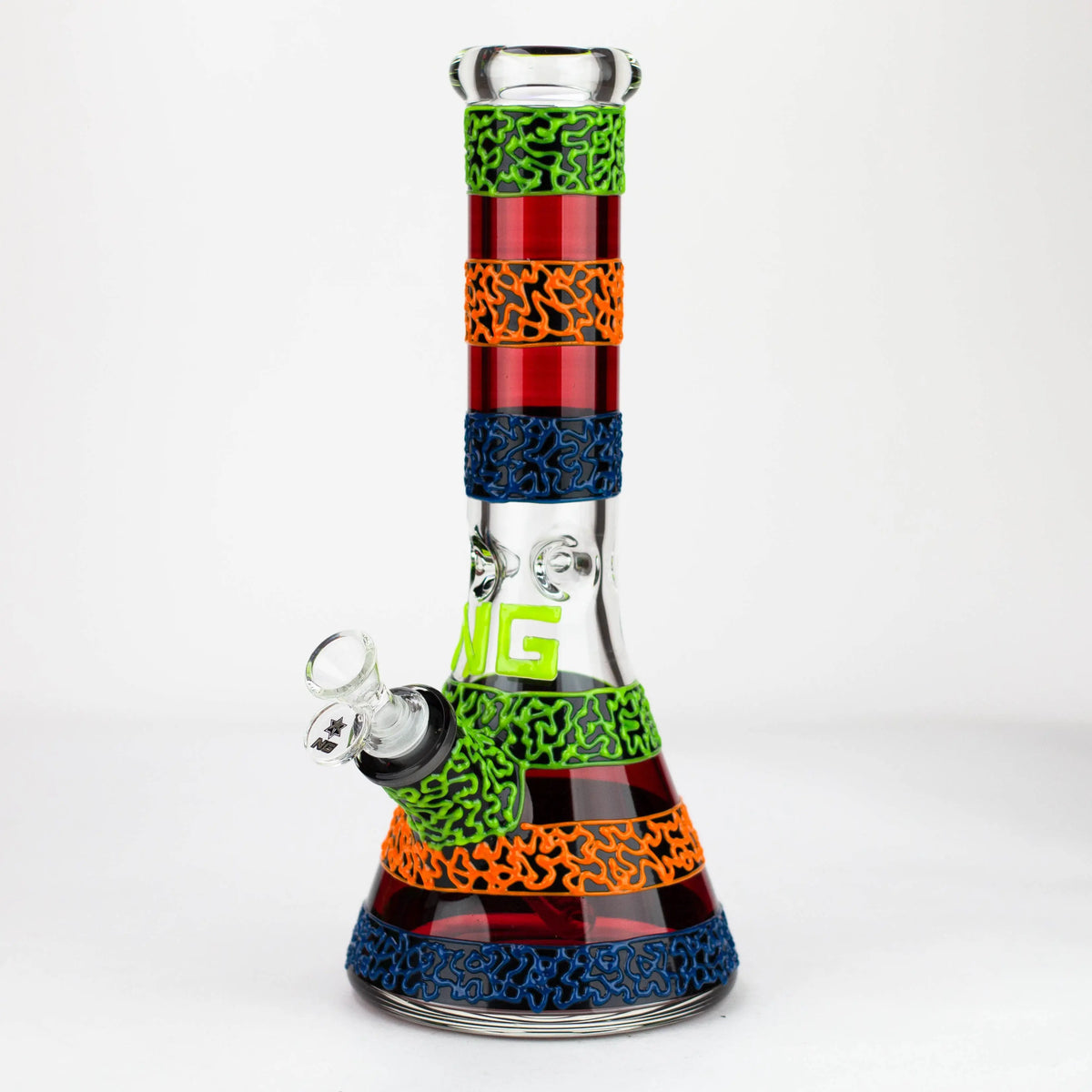 Beaker Bong That Glows In The Dark from Nice Glass