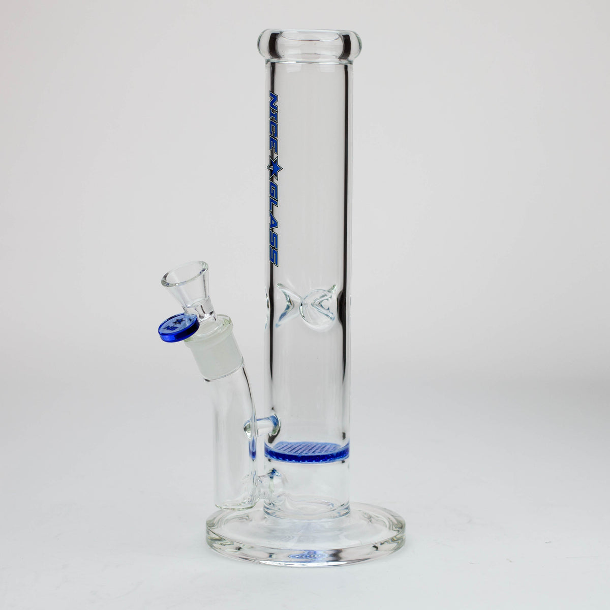 Nice Glass 12 inch Honeycomb Perc Bong in Blue