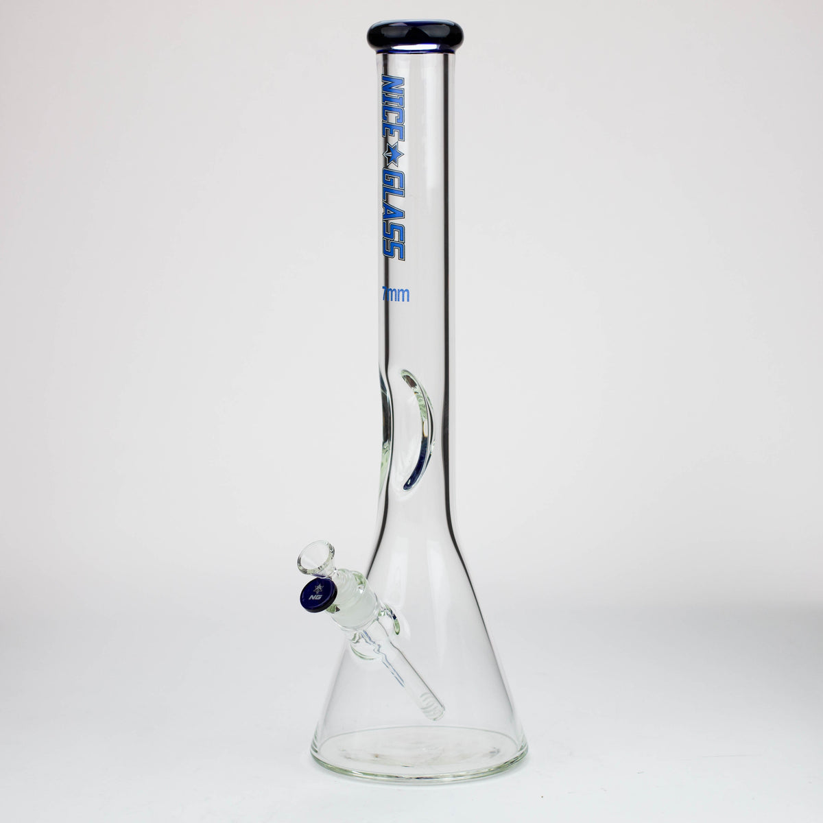 Side View of the NG 7mm Elbow Ice Beaker Bong