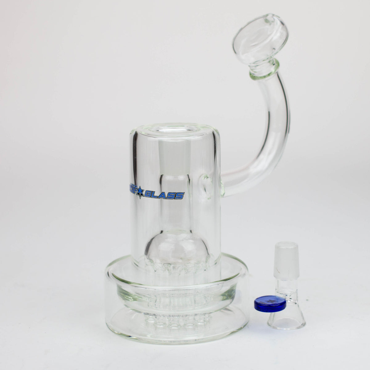 Nice Glass 8-inch 11 Arm Tree Perc Bubbler Bong