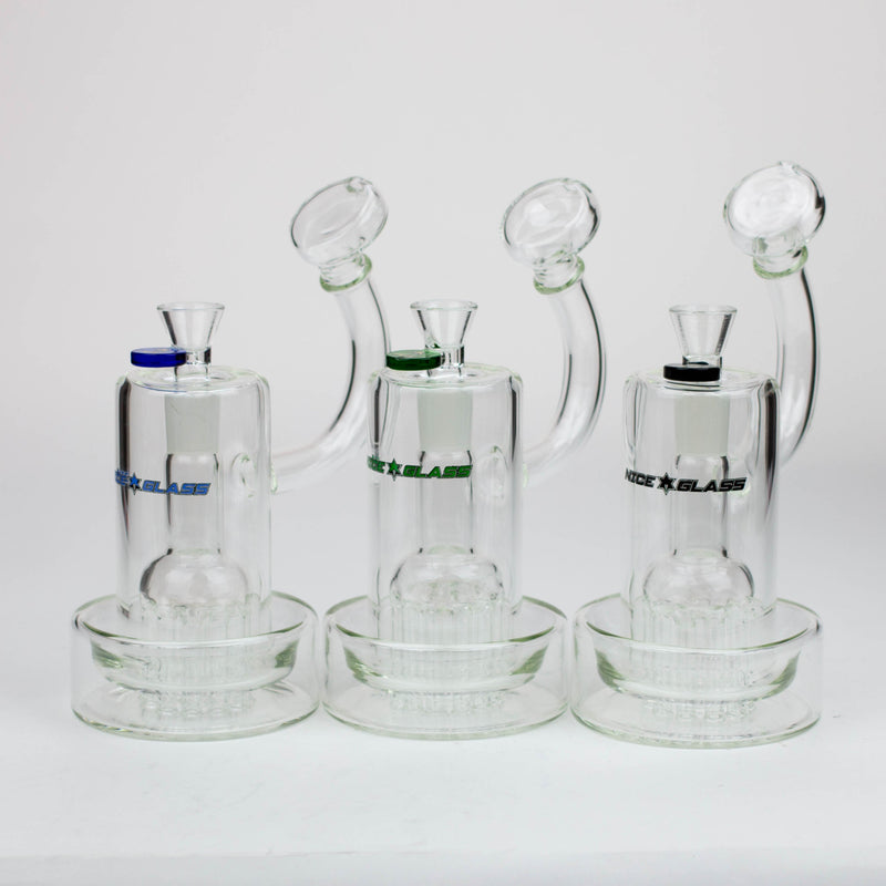 Three Nice Glass 8-inch 11 Arm Tree Perc Bubbler Bongs