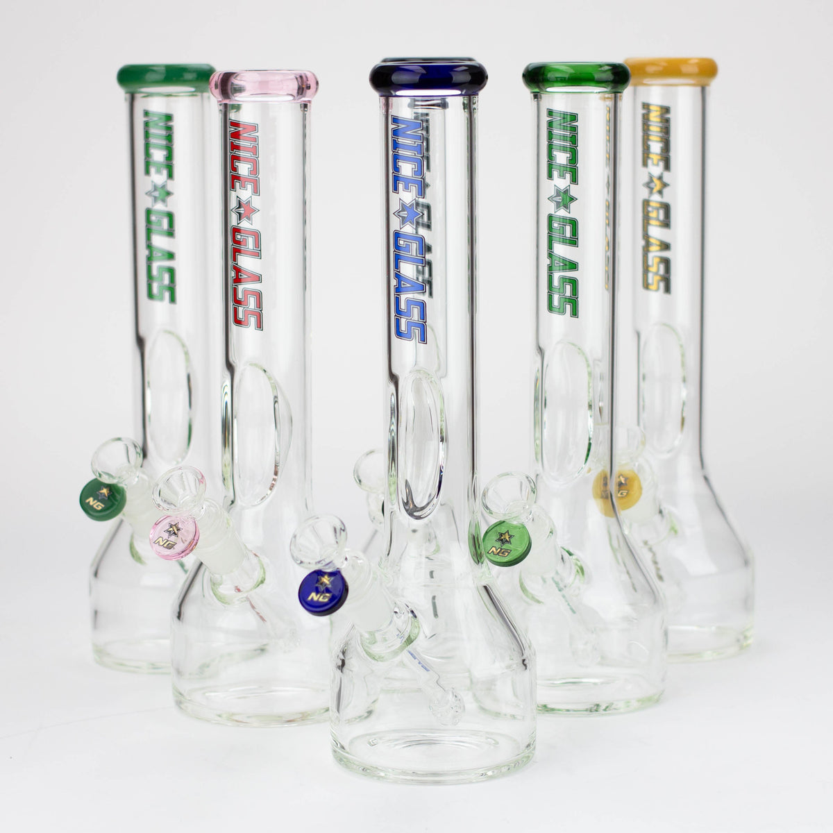 Nice Glass 13 inch Elbow Ice Bong