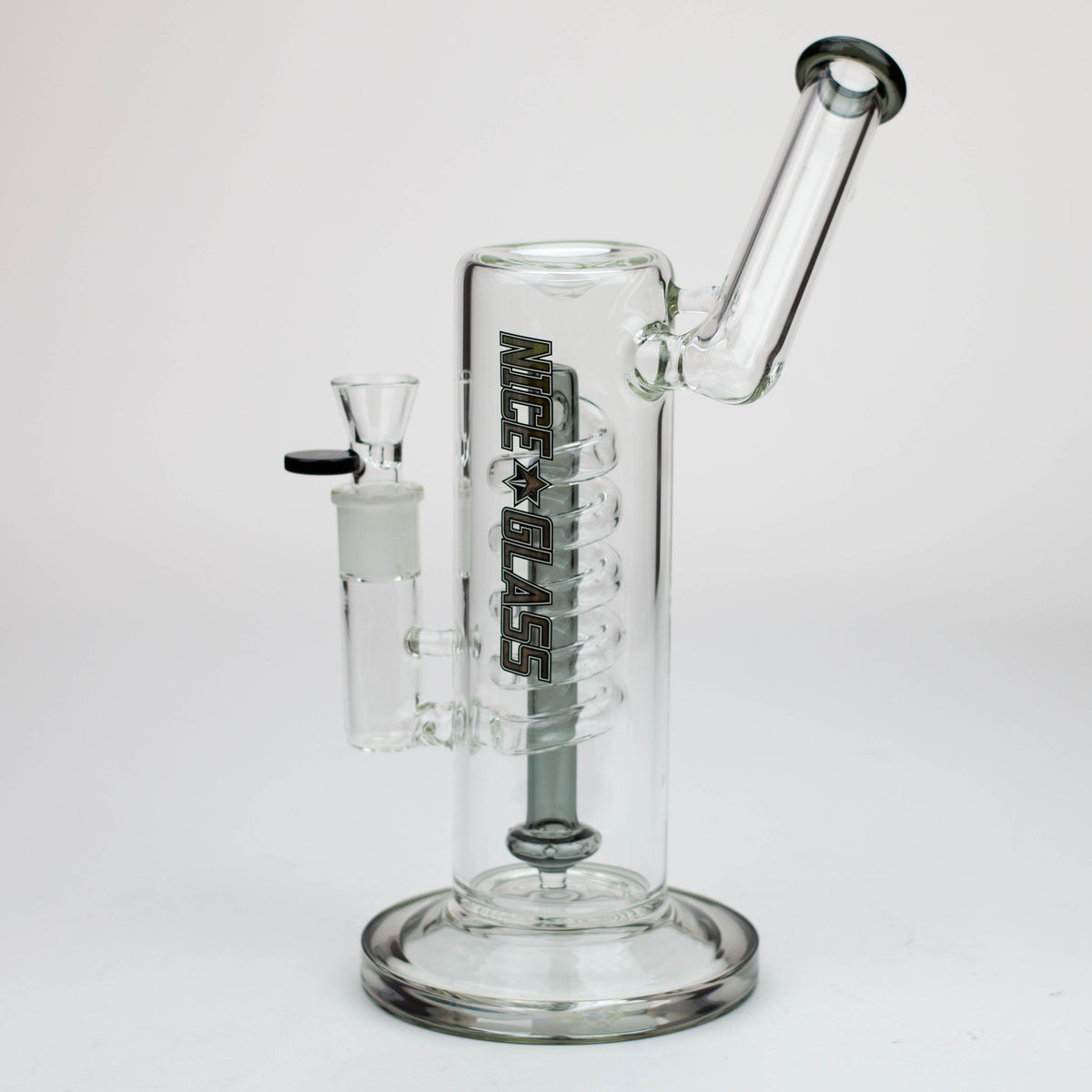 Nice Glass 10.5 inch Spiral Perc Bong