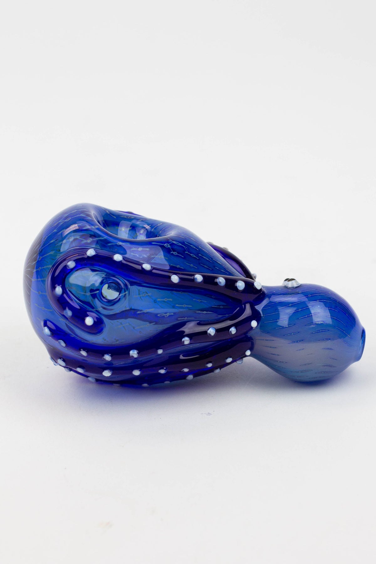 Side View of the 420 Octopus Glass Pipe