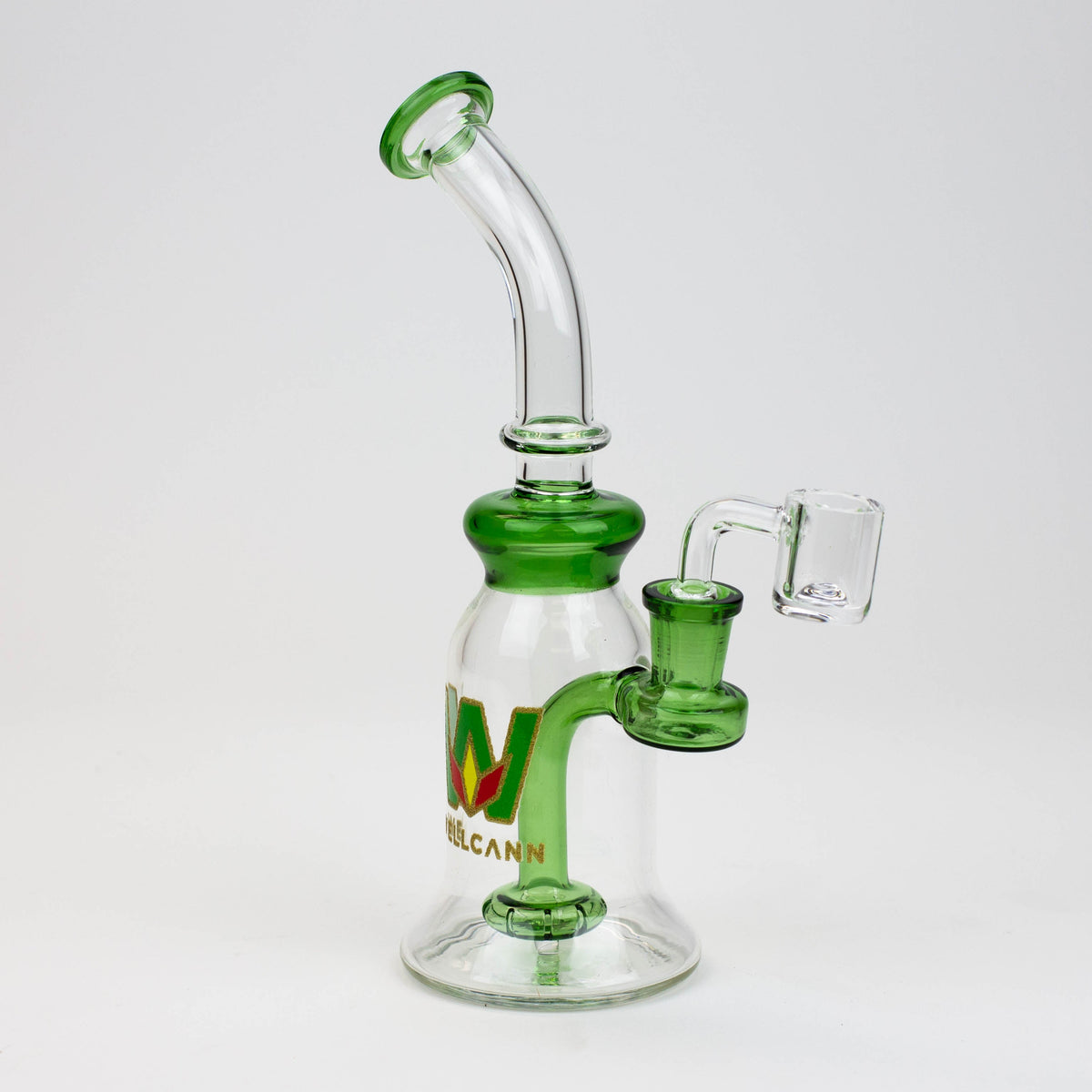 8" WellCann Bell Dab Rig & Banger - Green - Canada