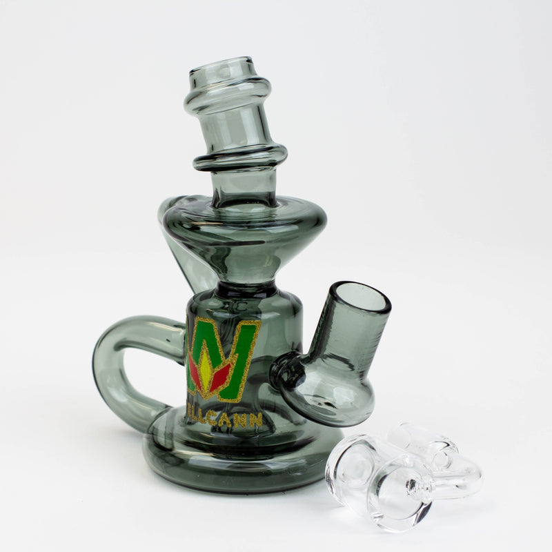 6" WellCann Double Loop Best Recycler Dab Rig Canada