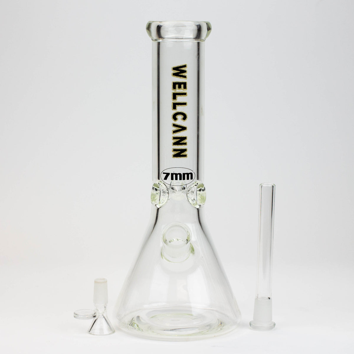 12" WellCann Glass Water Bong - 7mm