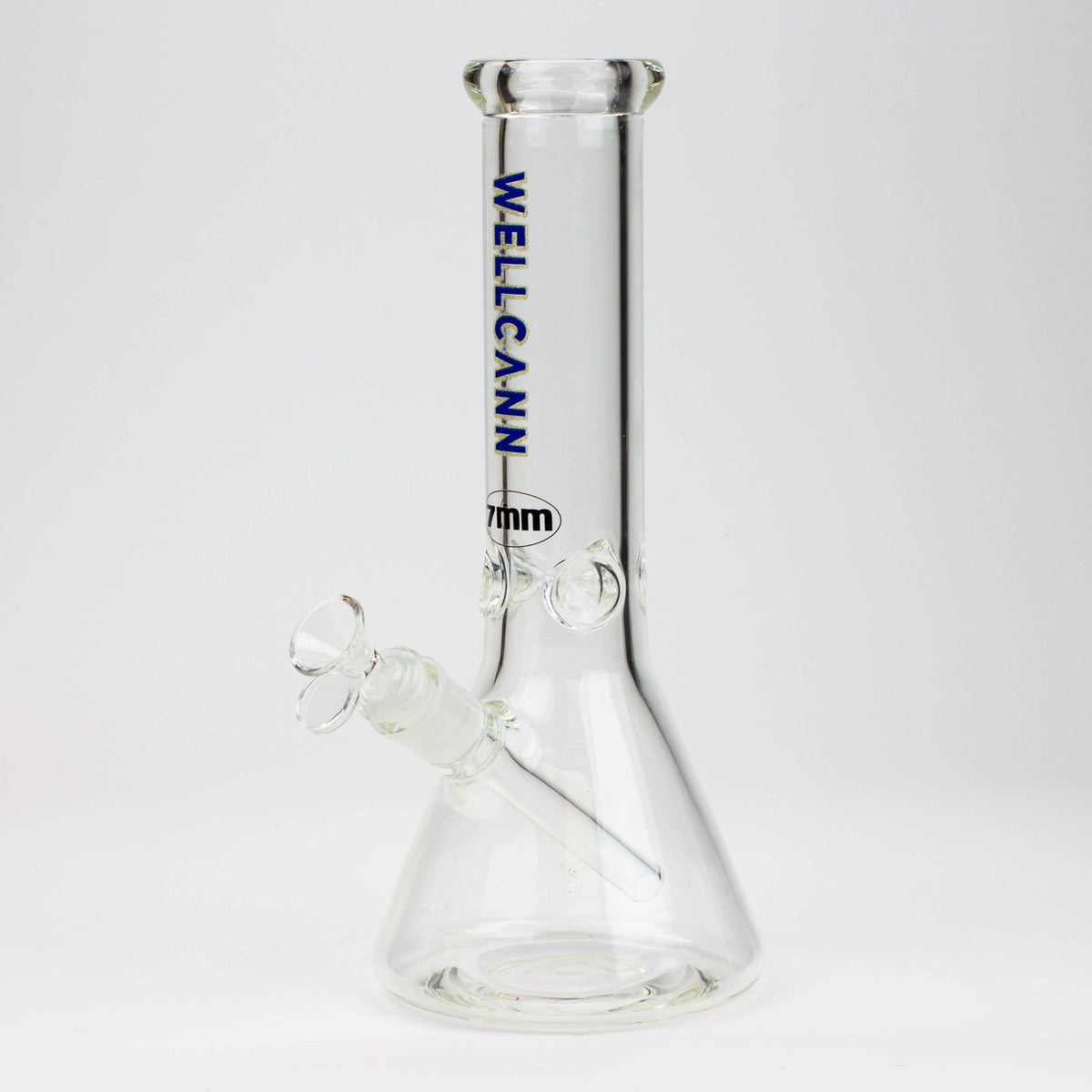 12" WellCann 7mm Glass Beaker Bong