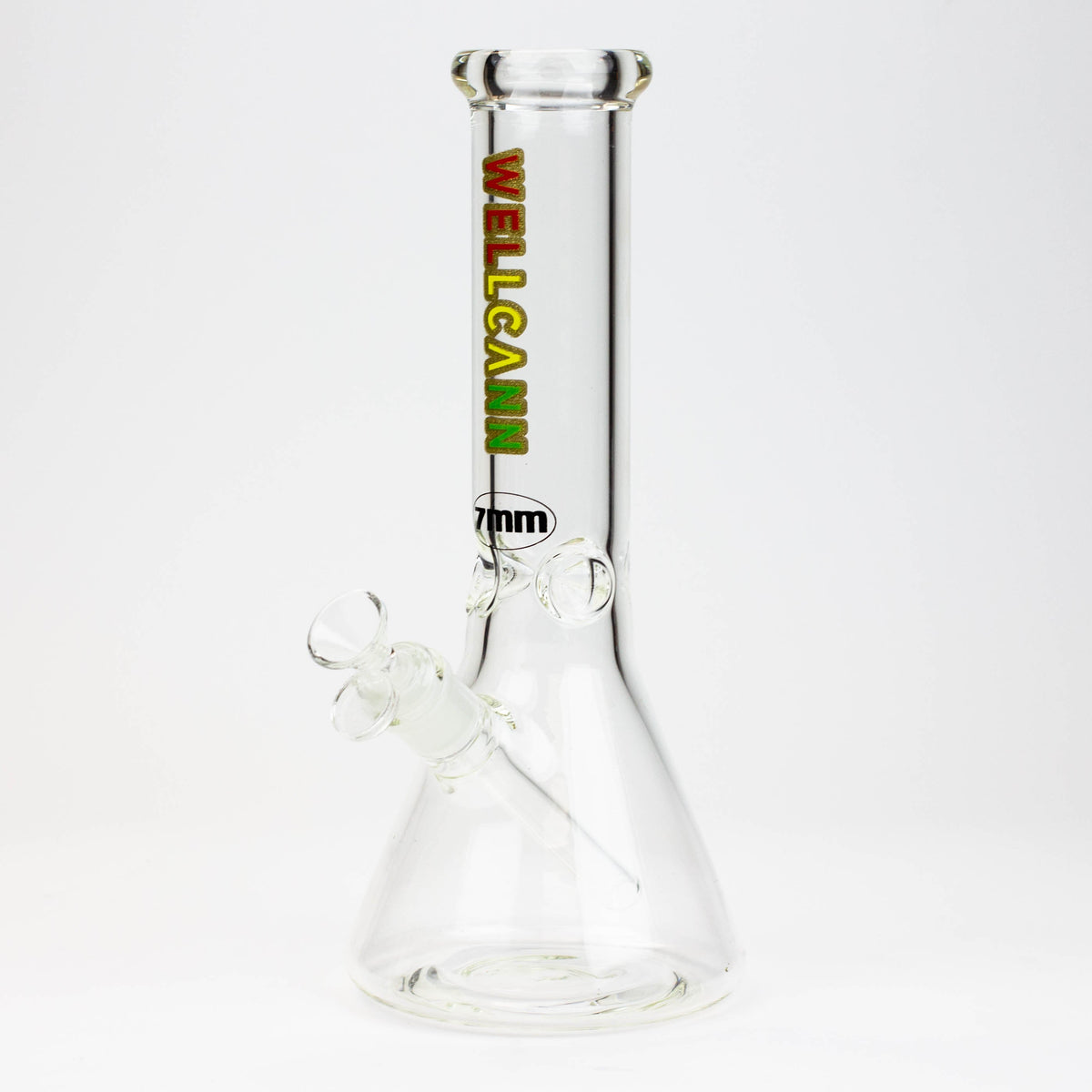 12" WellCann Glass Rasta Bong