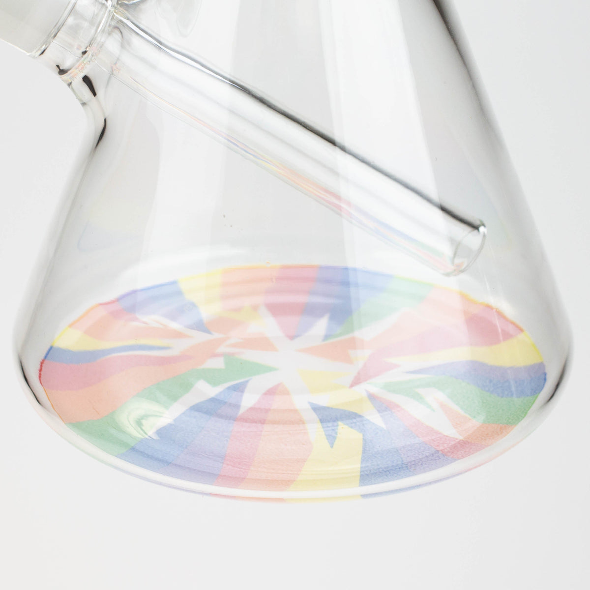 Rainbow Color WellCann 12 inch Thick Beaker Bong