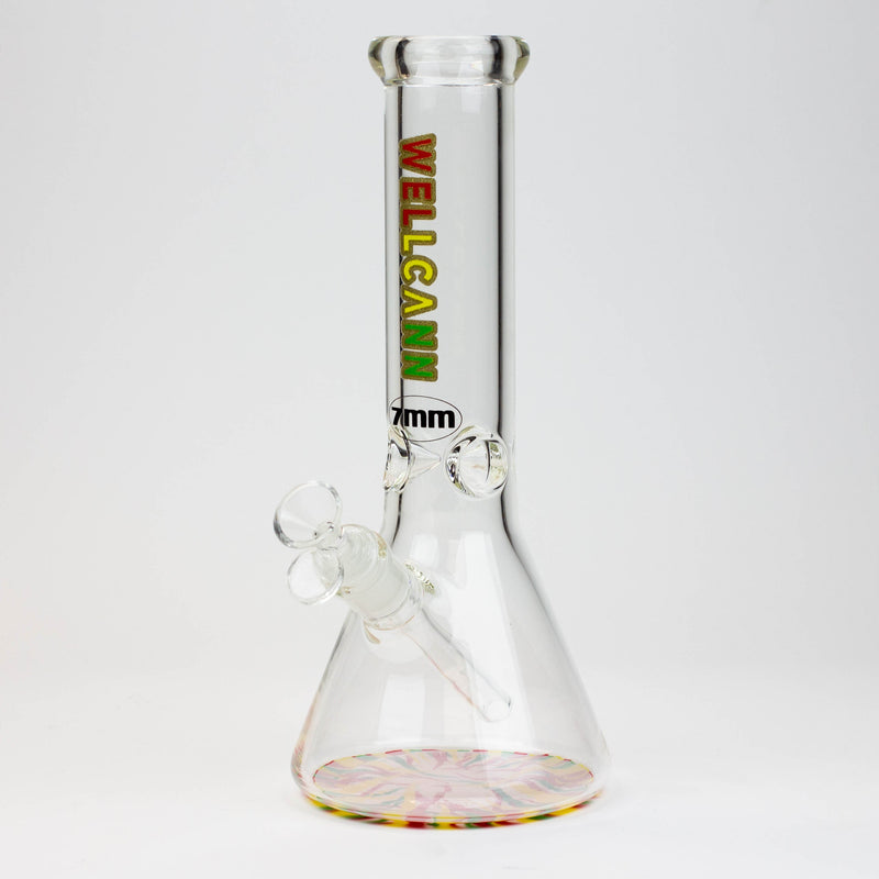 WellCann 12 inch Thick Beaker Bong with Ice Catcher