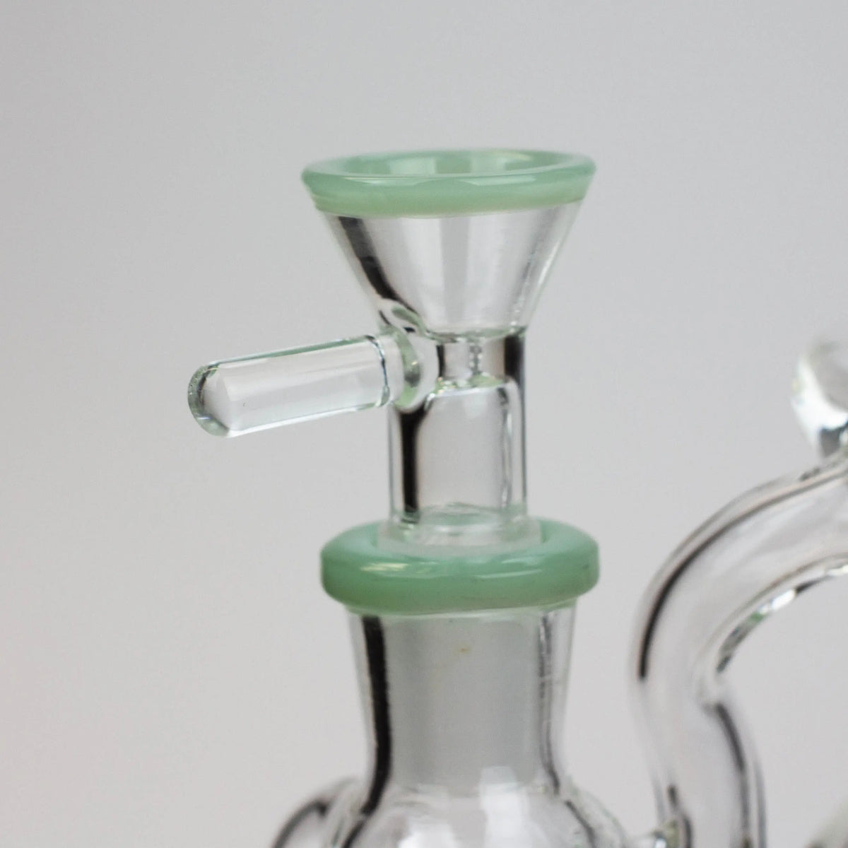 9" SOUL Glass 2-in-1 Recycler Dab Rig & Bong Bowl Piece