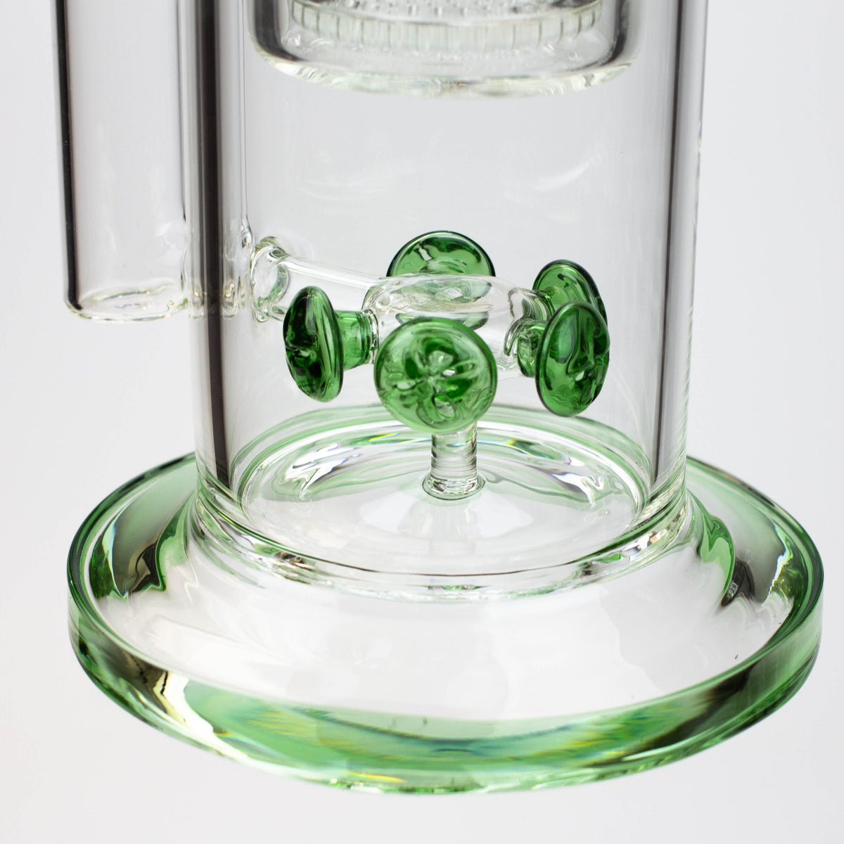 Base of the h2O Glass Bong With Honeycomb Diffuser