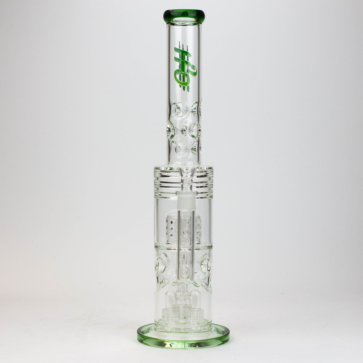 18 inch Glass Bong With Showerhead Diffuser From H20