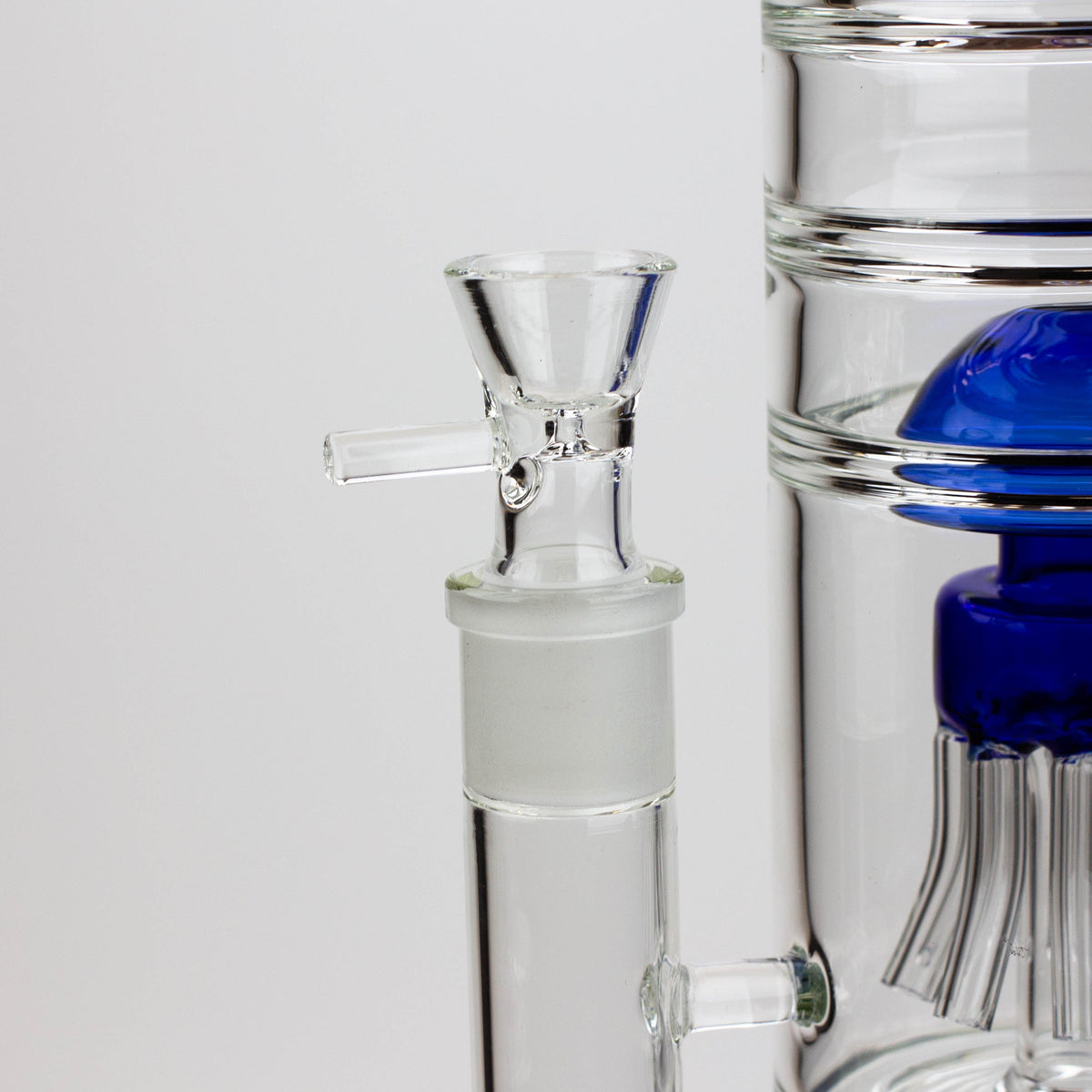 17" H2O Dual Diffuser Glass Bong with Bowl Piece